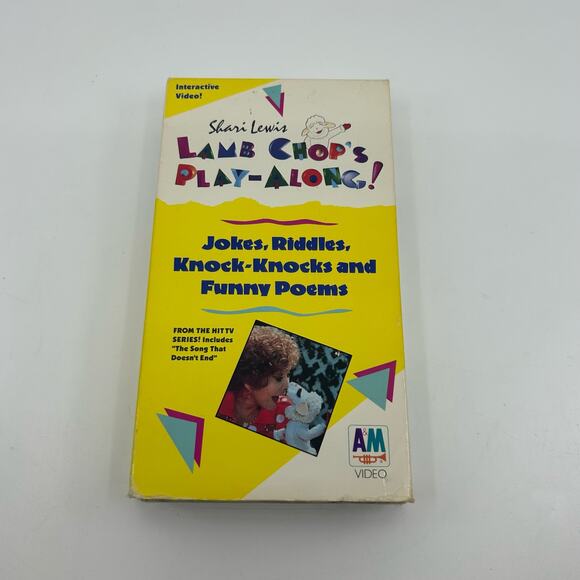 Lamb Chops "Play Along" Interactive VHS, 1992 A&M Video With Shari Lewis - Picture 1 of 5